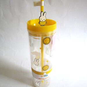 Miffy By Magenta Rabbit Tumbler With Straw